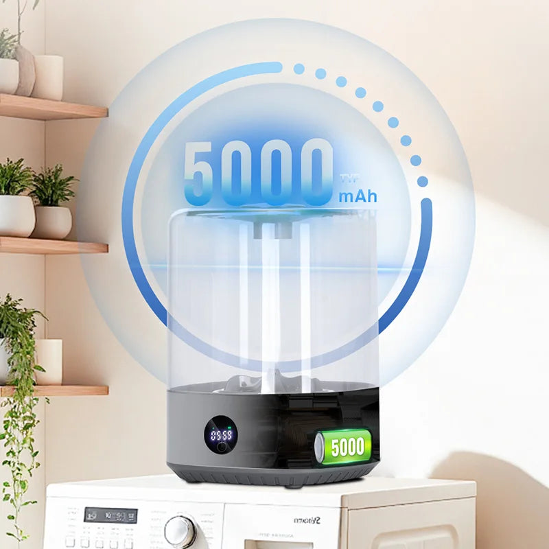 4L Mini Washing Machine Portable Wireless Smart Washer Healthy Separation And Cleanliness Underwear Pet Supplies Washing Machine