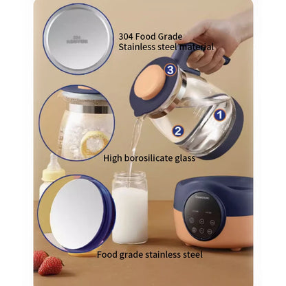 Baby constant temperature hot water kettle,household milk boiling machine,boiling water,keeping warm,and soaking milk powder