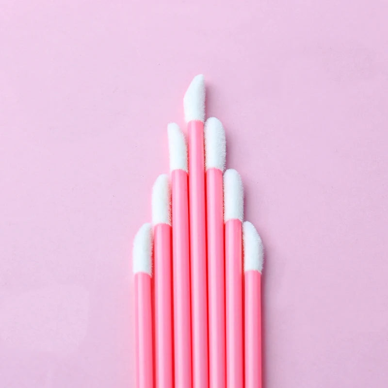 Makeup Brushes 5/50/100 Pcs Black Lip Brushes Applicator Eyelash Brushes Gloss Lipstick Wands Cosmetic Professional Make Up Tool