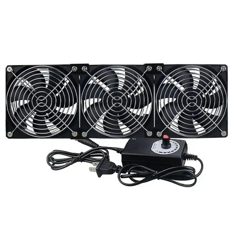 220V Multifunctional Exhaust Fan with Remote Control for Chassis Workstation Service Station Cooling Ventilation Fan