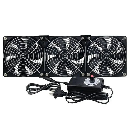 220V Multifunctional Exhaust Fan with Remote Control for Chassis Workstation Service Station Cooling Ventilation Fan