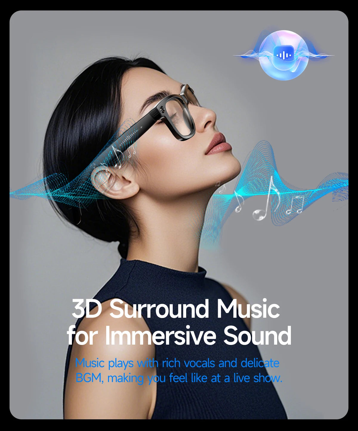 New Upgrade Smart glasses With Camera Video Recording AI Photo Recognition Bluetooth Call Translation Voice Sunglasses Men Women