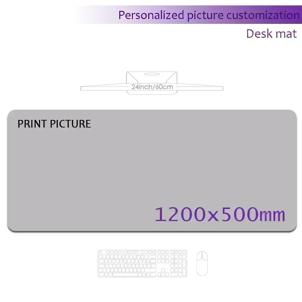 Custom Playmat 1200x600 Mouse Pad Playmat Custom Image Tabletop Gaming Deskmat Custom Game Mat Printing HD,Personalized Gifts