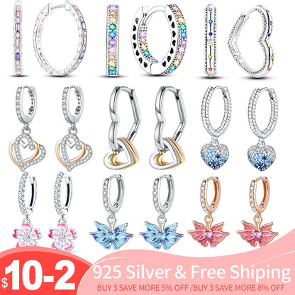 Hot Sale 925 Sterling Silver Spring Zircon Sunflower Stud Earrings For Women 2023 Trending Fashion Jewelry mother's day gift