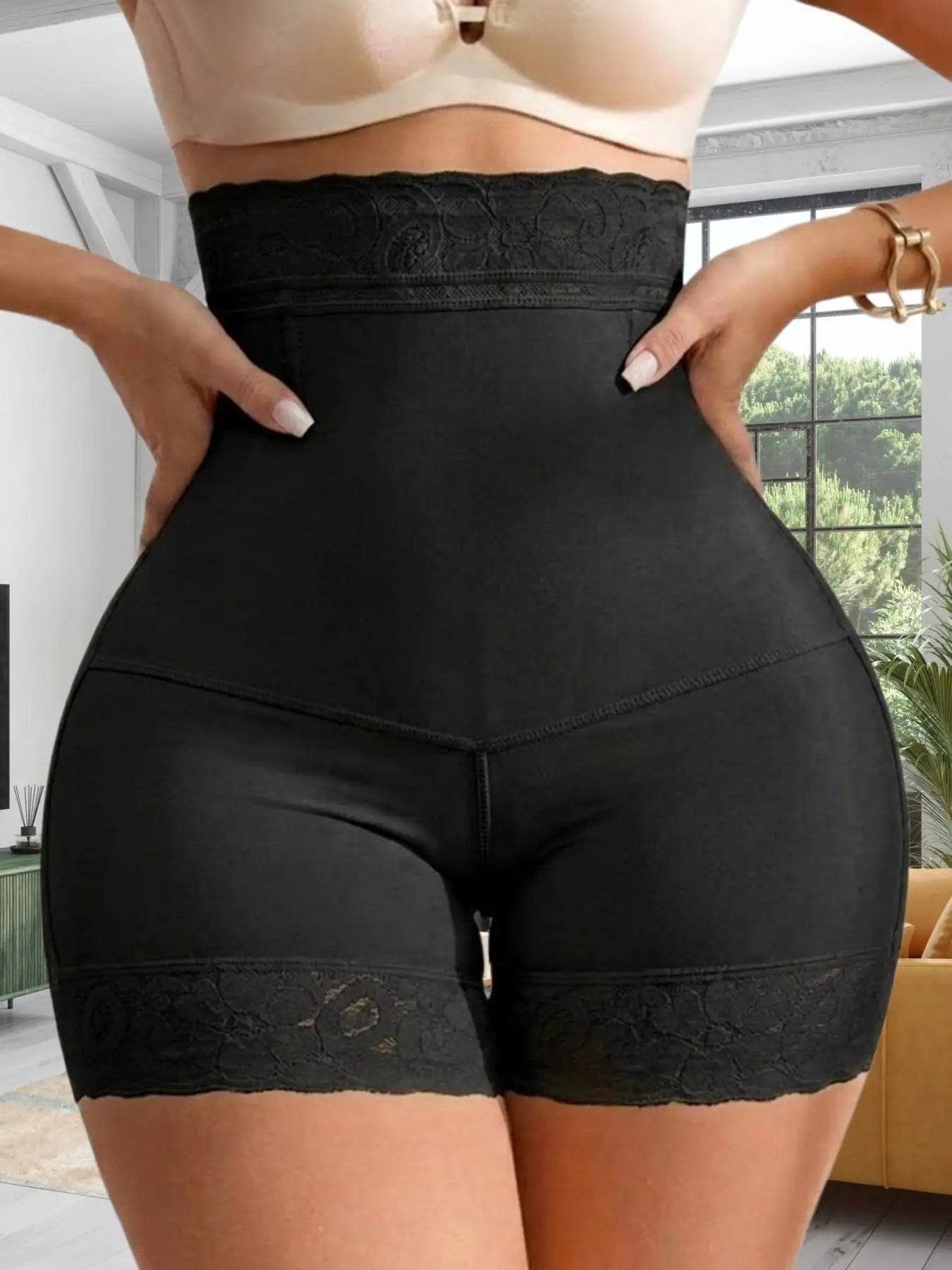 Women High Waist Tummy Control Shapewear Bottoms,Abdominal Control Shorts, Butt Lifting, Firm Waist And Lift Buttocks Tights