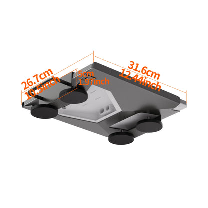 Starlink Mini Mount Magnetic Car Mount for Starlink Mini Mounting Kit Accessories for Car/RV/Roof Rack/Vehicle with Handle