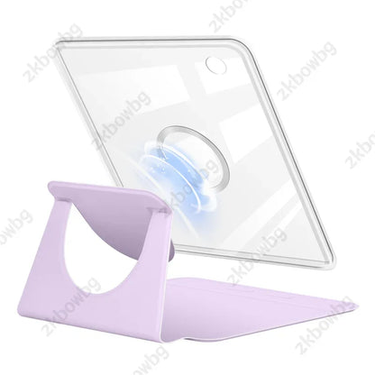Magnetic Detachable for KOBO Libra Colour/Libra 2 N428 N418 7'' Ebook Case 360° Rotatable 2-in-1 Acrylic PU Leather Stand Cover