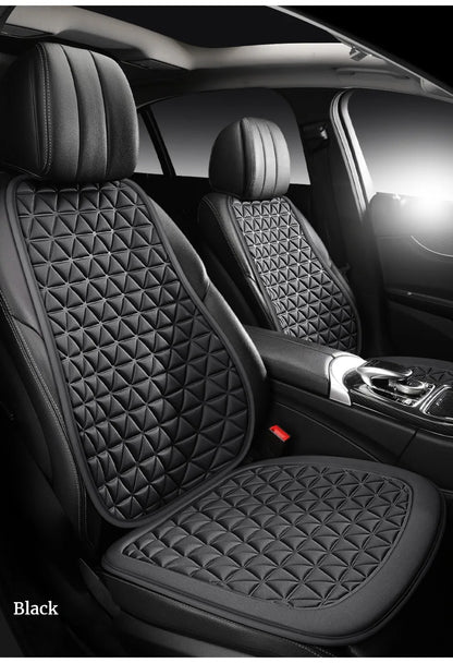 3D Suspended  Car Seat Cushion with Embossed Pattern,Separate Bottom Seat Cushion and Back Cushion Fit for Most Cars
