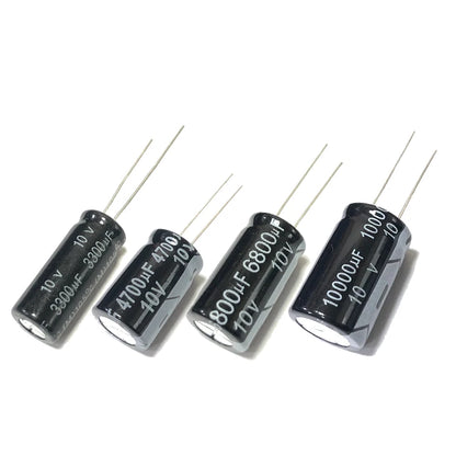 10v1000UF Volume 8x12mm  Aluminum Electrolytic Capacitors 10V 1000UF 10v1000MF 1000MF10v 1000MFD 10WV 10VDC 1500uf 2200uf 3300uf