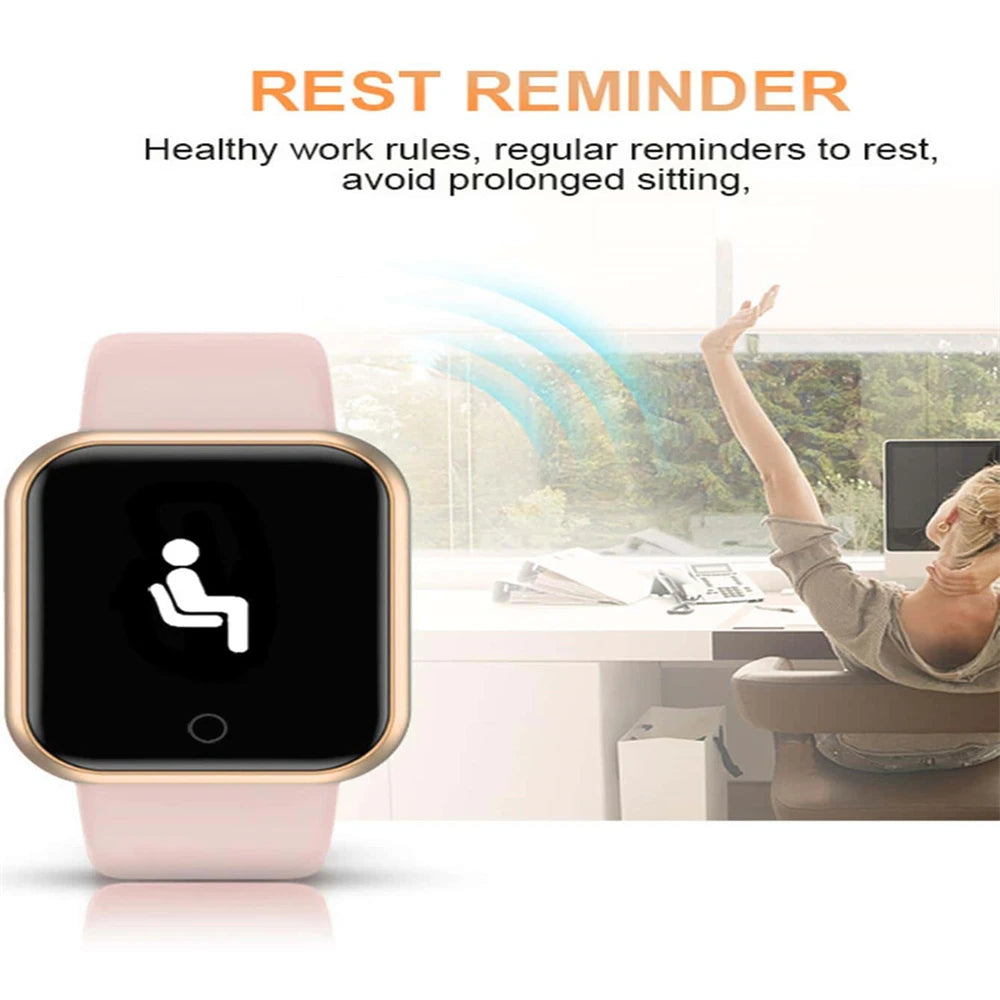 Smart Watch For Men Women Wristwatch Bluetooth Connect Phone Music Player Fitness Sport Bracelet Health Monitor Digital Watches