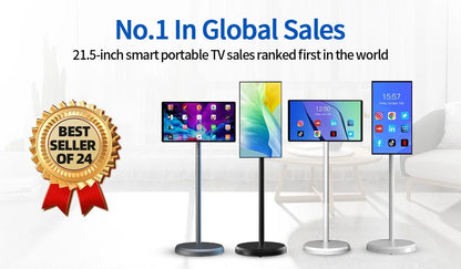 Wholesale Price 21.5 Inch Internet Tv Build In 5 Hours Battery Interactive Smart Led Tv Smart Tv With Ips Touch Screen