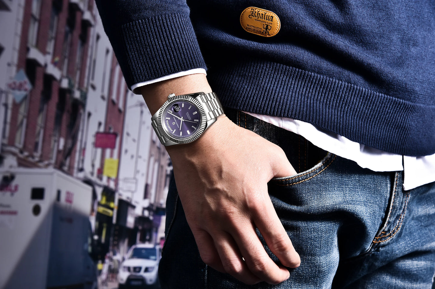 PAGANI DESIGN 2025 New Gold Green 40MM Date Week Men's Watches Automatic Watch Men AR Sapphire Glass NH36A Mechanical Wristwatch