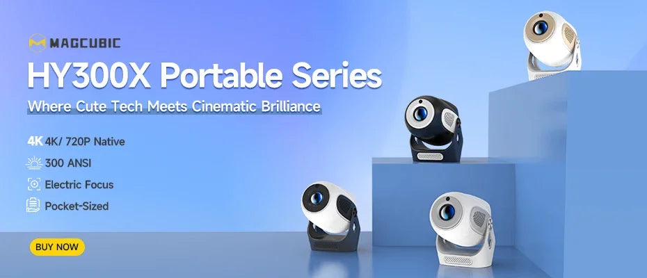 Magcubic Native 1080P 650ANSI 8K Android14 L018 Projector With Auto Keystone Correction Focus Wifi6 BT5.4 Portable Movie Outdoor