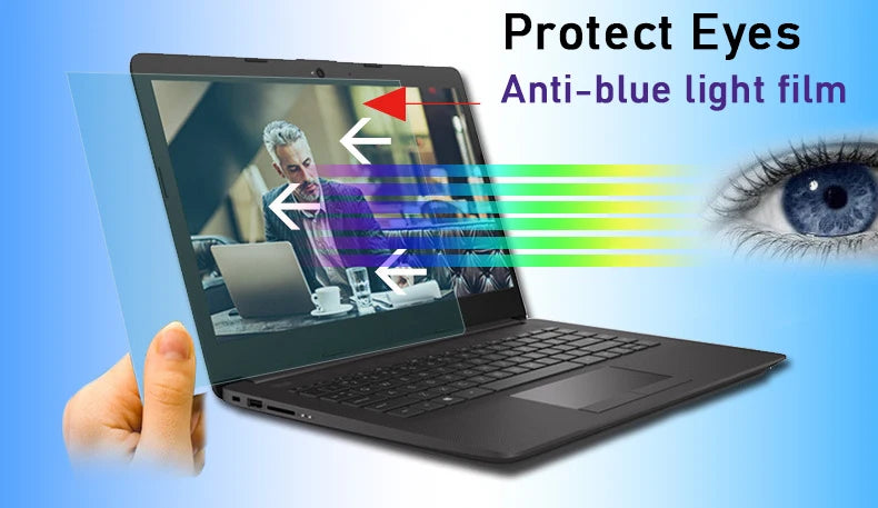 Eye Protection Screen Protector For Laptop 14 15.6 17 Macbook Air 13 15 Pro 14 16 2023 Anti-Glare Anti blue light Matte Film PET
