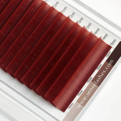SENSE LASHES Colorful Individual Lashes 0.03/0.05/0.07 Mix 8-15mm Matte Brown Lashes Faux Cils extensiones de pestañas