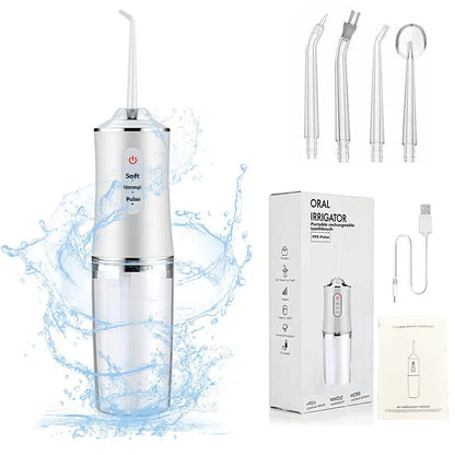 Pro Dental Oral Irrigator Flosser Removal Cleaning Wireless Brush Ipx7 Store Water Floss Irigator Waterpick For Tooth Mouth