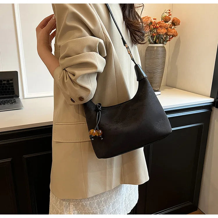 Fashionable Chinese Embroidery Handbag Brand Versatile Shoulder Bag 2026 New Chinese Style Tote Bag Trend Designer Travel Wallet