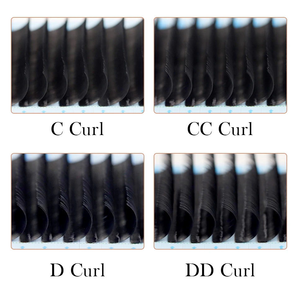 AGUUD Matte Black Individual Eyelash Extension Professional Volume Korean PBT Cashmere Lash Extension Tray Classic Lashes Cilios