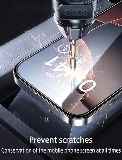 4Pcs Full Cover Tempered Glass For iPhone 17 16 15 14 13 12 11 Pro Max Screen Protector For iPhone 7 8 Plus X XS Max XR Glass