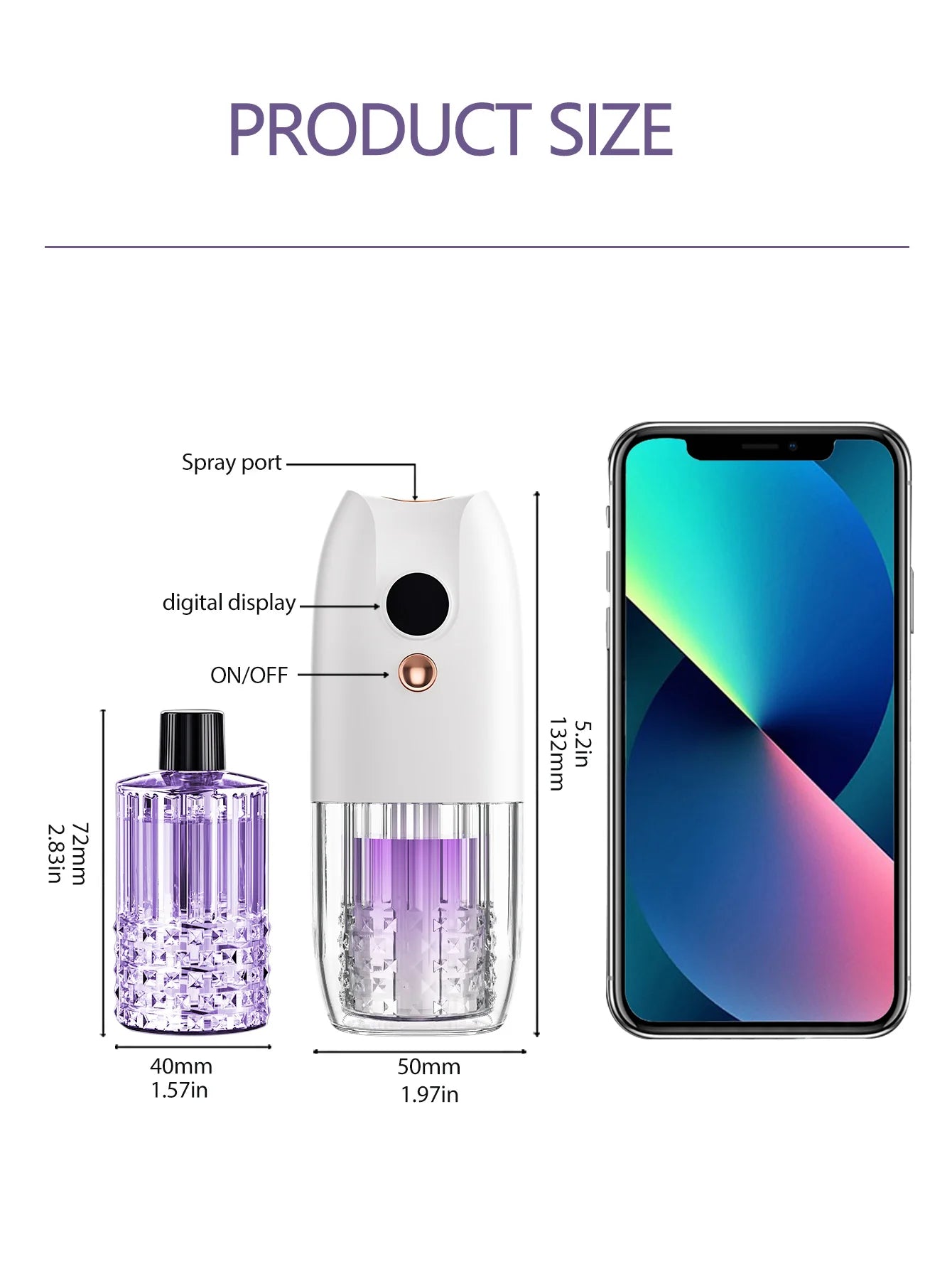 Multifunctional rechargeable portable essential oil diffuser Multiple aroma aromatherapy essential oils can be used in home cars