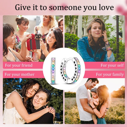 Hot Sale 925 Sterling Silver Spring Zircon Sunflower Stud Earrings For Women 2023 Trending Fashion Jewelry mother's day gift