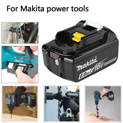 100% Original Makita battery, 18V 5.0Ah 6.0Ah 9.0Ah rechargeable battery, replacing Makita BL1830 BL1840 BL1850 BL1860B