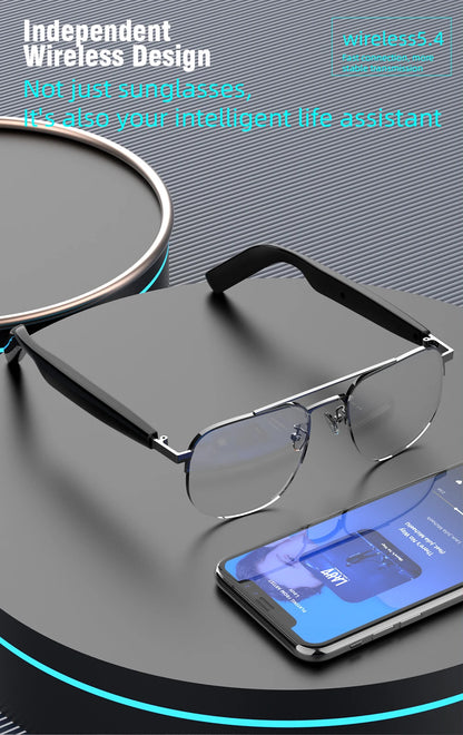New Styles Fashion SG-15 Pro Smart Glasses Anti Blue Light Audio Glasses Portable Music Stereo For Sports Riding Sunglasses