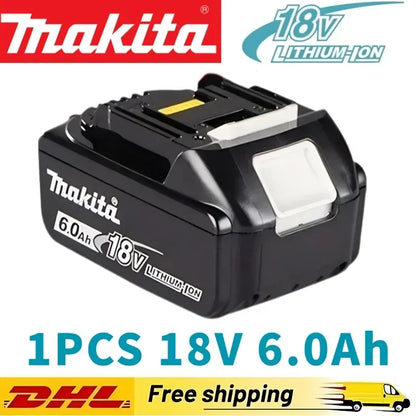 Original Makita 6Ah/5Ah for Makita 18V Battery BL1830B BL1850B BL1850 BL1840 BL1860 BL1815 Replacement Lithium Battery