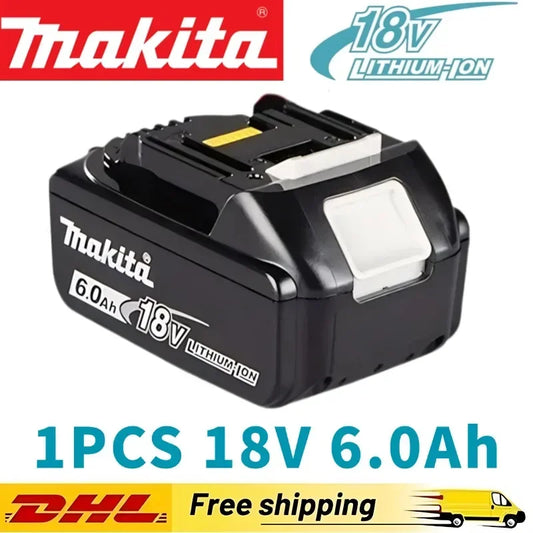Original Makita 6Ah/5Ah for Makita 18V Battery BL1830B BL1850B BL1850 BL1840 BL1860 BL1815 Replacement Lithium Battery