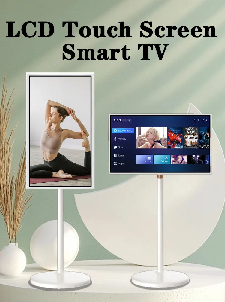 TV Touch Screen Gym Gaming Live Room Interactive 24 Inch Smart Television