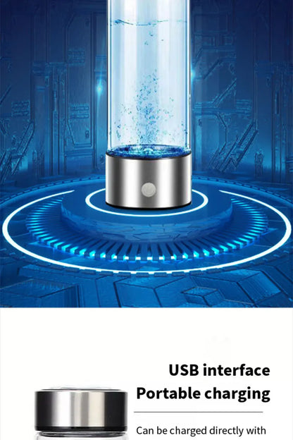 Hydrogen Water Bottle for Home Office Travel and Daily Drinking Portable Hydrogen Water Bottle Generator Water Ionizer Machine