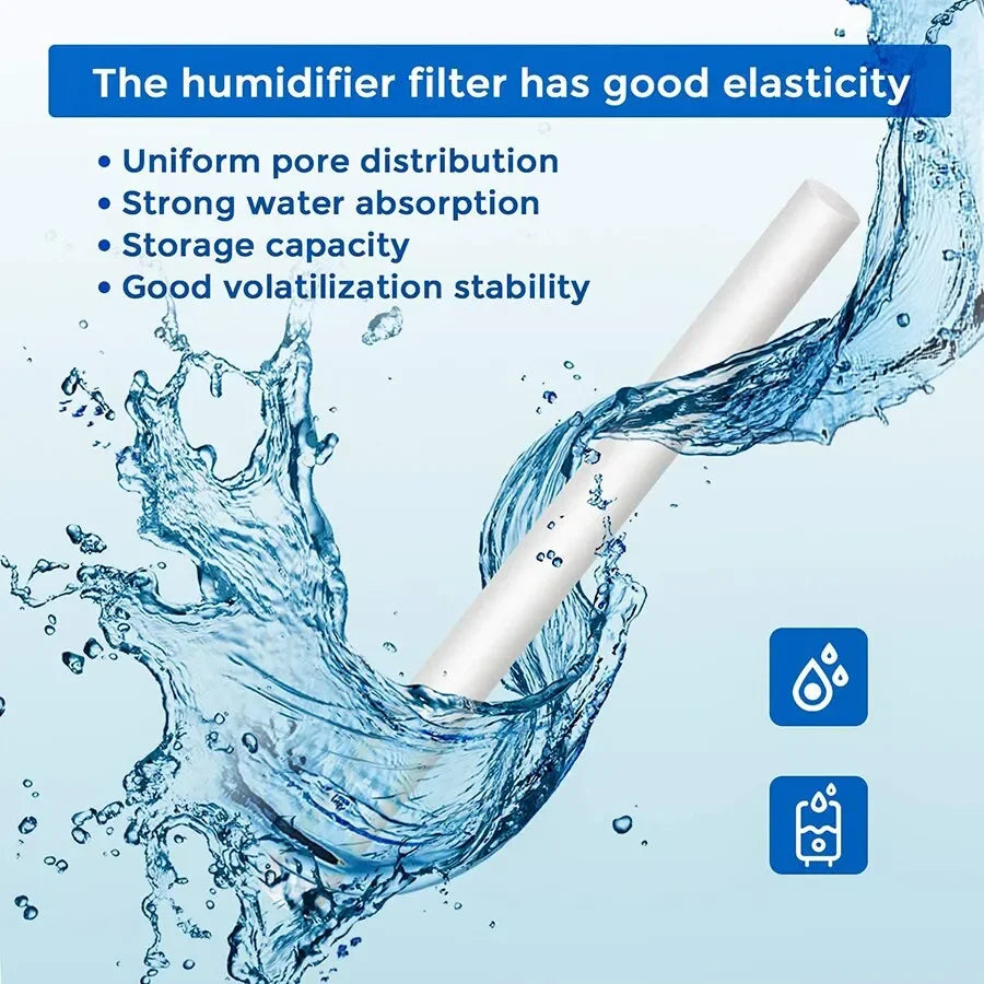 10pcs/Pack Filter Replacement Refill Sticks for Cool Mist USB Mini Humidifiers