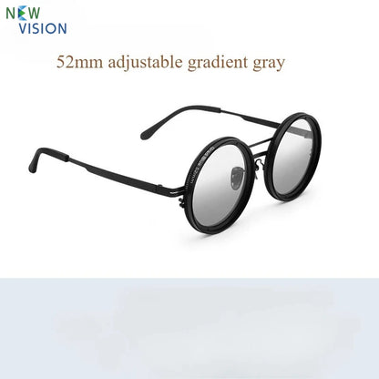 ND9 adjustable dimming sunglasses men women handmade innovative outdoor fishing UV400 polarized sun glasses support myopia lens