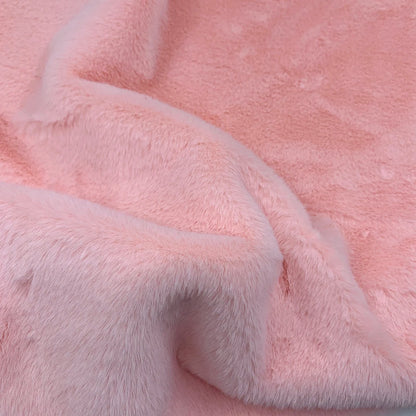 1Pcs 50/80/160cm Faux Rabbit Fur Fabric 100% Polyester 10mm Pile Super Soft Plush Fabric For Handmade Stuffed Toys Sewing Fabric