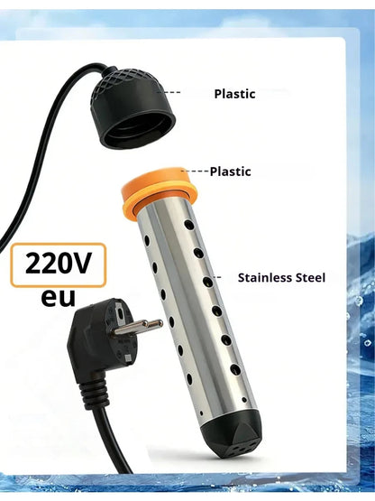Pool Heater Water Heating Boiler Swimming Solar Bath Tub Immersion Portable Hot Fast Automatic Power Off Intelligent 1500W/2500W