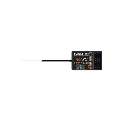 HOTRC Hot rc DS-600 DS600 6CH 2.4GHz FHSS Radio System Transmitter Remote Controller DS600 PWM 6CH Receiver For Model Boat Toy