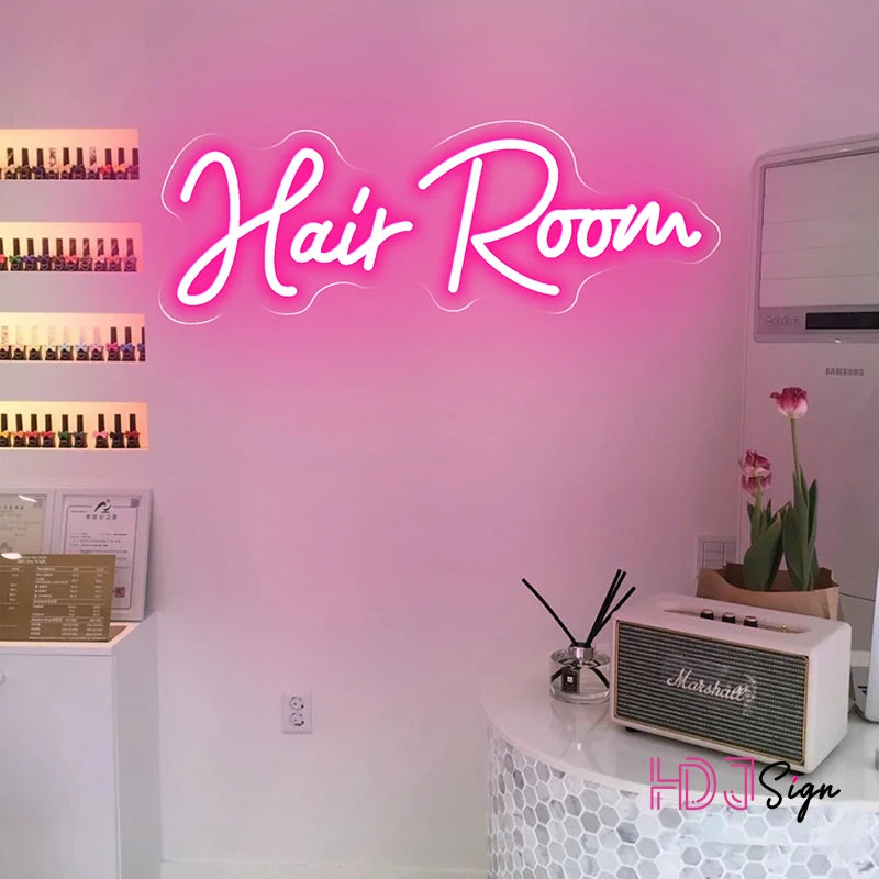 Nails Room Neon Lights Sign Beauty Room Decoration Makeup Neon Led Sign Lashes Room Hair Brows Tattoo Open Outdoor Neon Lamp
