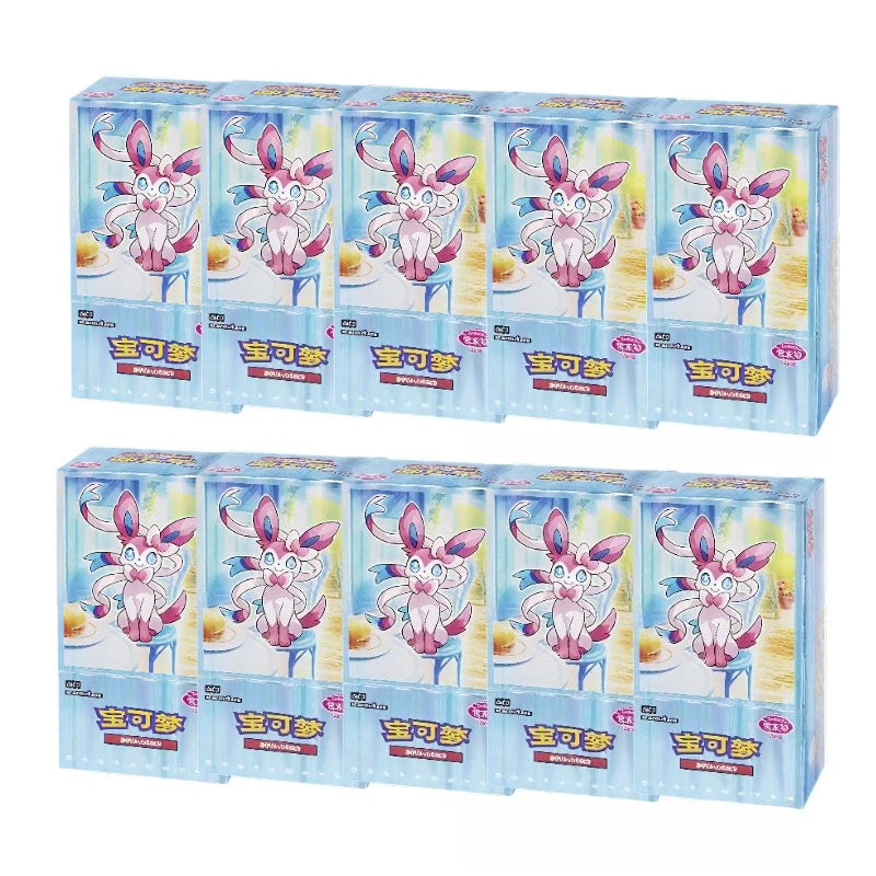 100%Original Pokemon Gem Pack Vol1 2 3 4 5 Cards Anime Pokemon PTCG Trading Gem Bag Cards Collected Toy Social Birthday Gift