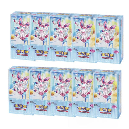 100%Original Pokemon Gem Pack Vol1 2 3 4 5 Cards Anime Pokemon PTCG Trading Gem Bag Cards Collected Toy Social Birthday Gift