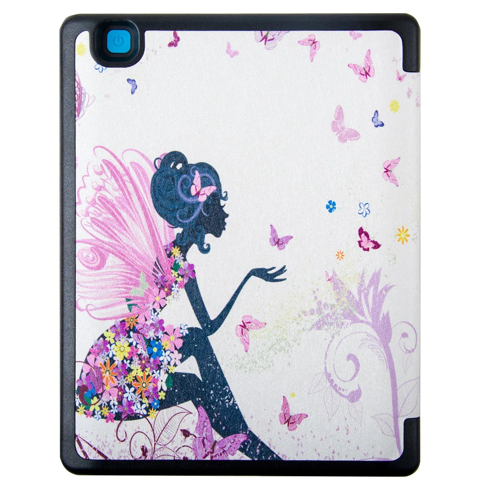 Leather Case for KOBO AURA  H2O EDITION 2 6.8 Inch eReader Funda Capa Slim Folio Magnetic Auto Wake Sleep Ebook Print Book Cover