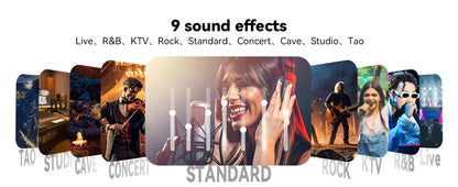Puremic Karaoke Machine K3 with Millions Songs Free Forever Duet Karaoke Mics for Singing with Rechargeable Dock, HDMI+Aux Cable