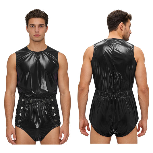 Men Women Waterproof Bodysuit Washable Leak-proof Diaper Cover Swimwear Clubwear Elderly Alzheimer Bedridden Adaptive Clothing