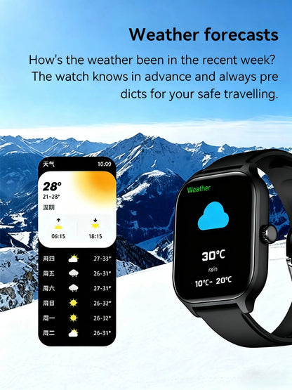 HOMEFISH H9 Intelligent Watch Bluetooth Call Remote Photography Sleep Monitoring Multiple Sports Modes Heart Rate Blood