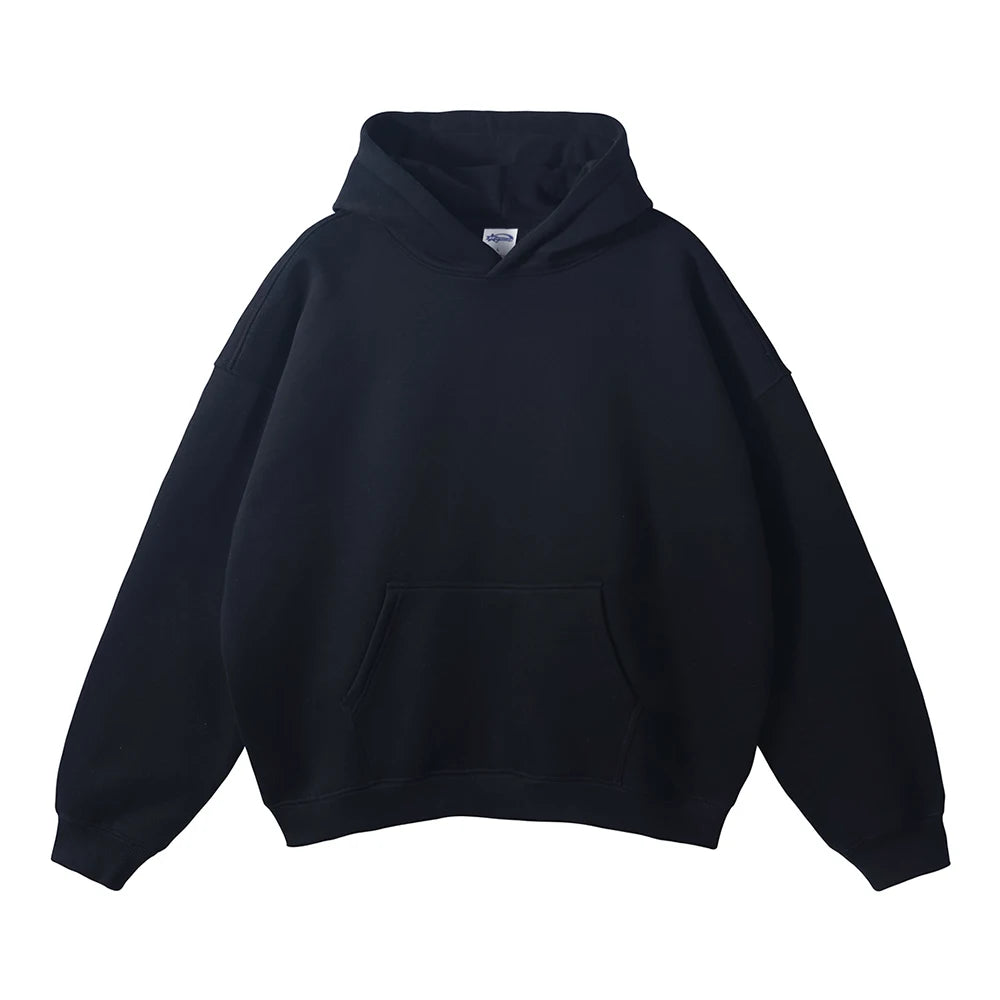 VIPReAlr2025 Winter Hoodie Retro Harajuku Fashion Washed Cotton 380GSM Pullover Sweatshirt Y2K RE Alr