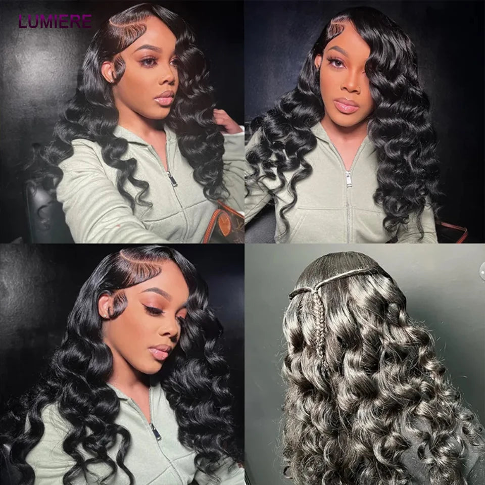 Loose Deep Wave Bundles 100% Virgin Raw Brazilian Human Hair Weave 1/3/4   Bundle Deals Hair Extension Double Weft Wholeasle 30"