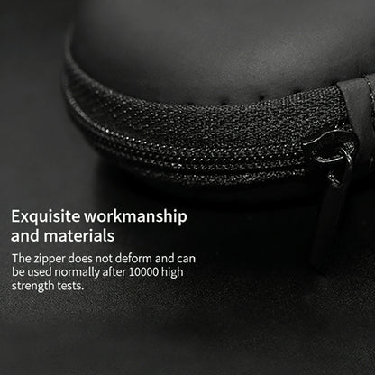 Earphone Storage Bag Square Headset Box Indoor Outdoor Travelling Earphones Storaging Case Accessories with Zipper