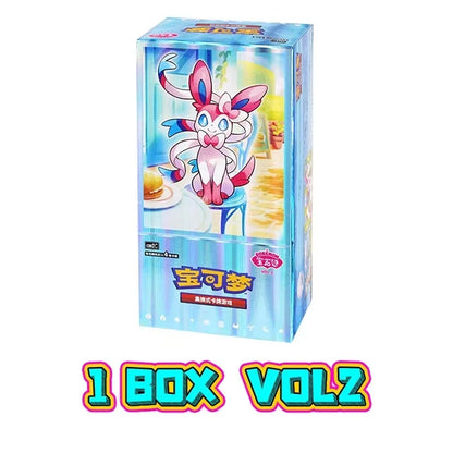 100%Original Pokemon Gem Pack Vol1 2 3 4 5 Cards Anime Pokemon PTCG Trading Gem Bag Cards Collected Toy Social Birthday Gift