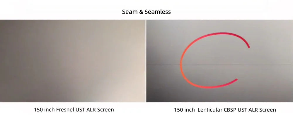 F16UST New Gen Cinema-Pro Fresnel PET ALR Projection Screen for UST Laser Projector Fixed Frame Screen 16:9 8K UHD