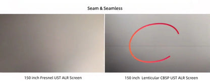 F16UST New Gen Cinema-Pro Fresnel PET ALR Projection Screen for UST Laser Projector Fixed Frame Screen 16:9 8K UHD