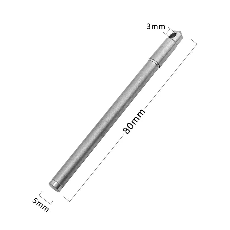 Hot Sale Portable Mini Titanium Ballpoint Pen EDC Gadget Keychain For Outdoor Camping Hiking Survival Gadget
